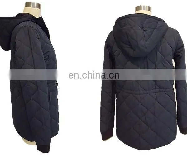Chinese Manufacturer Slim Woman Qulited Bomber Jacket Wholesale photo-5