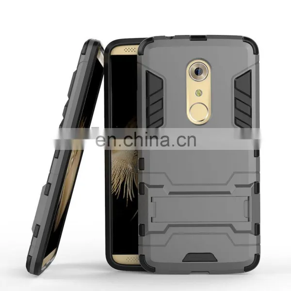 Detachable 2 in 1 With Stand Hybrid Hard PC + Black TPU Back Cover Case for ZTE Axon 7 photo-6