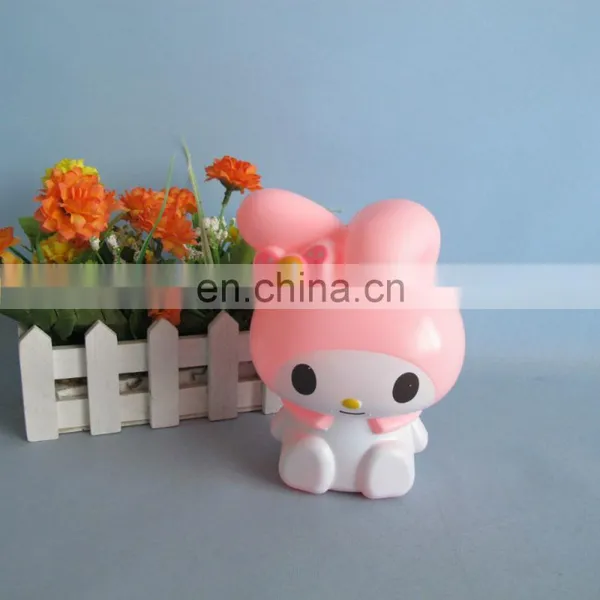 Lovely Pink Rabbit Plastic Coin Bank photo-2