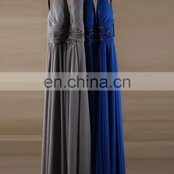 Vintage Halter Grey Mother of the Bride Dresses for Formal Occasion photo-6
