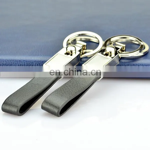 2017 Promotional Cheap Blank Leather Key Chain photo-4