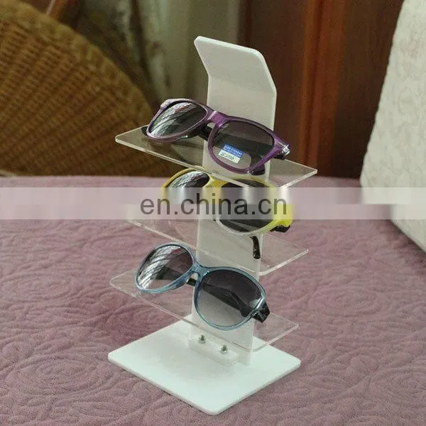 new products 2016 acrylic sunglasses floor tiles display rack