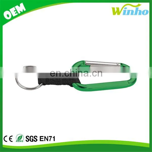 Winho Anodized Carabiner With Nylon Strap photo-5