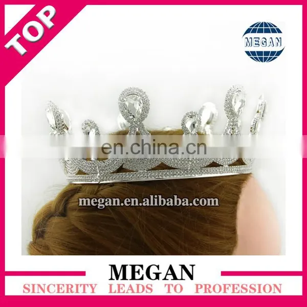 Bridal Wedding Prom Princess Rhinestone Crystal Headband Crystal Pageant Crowns photo-3
