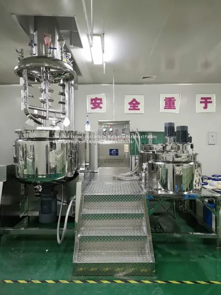 China Real Manufacture Emulsifying Homogenizer Mixer Machine/vacuum Emulsifying Homogenizer Equipment
