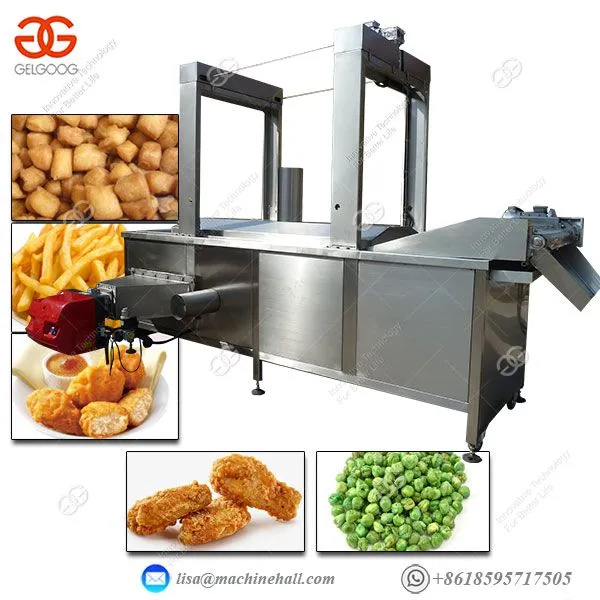 Frying Machine For Chips Continuous Frying Machine Potato Factory Supply Stainless Steel photo-3