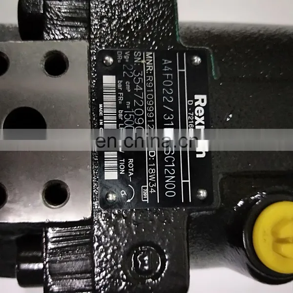 Trade Assurance Rexroth A4FO Series A4FO125/30R-PPB25N00 Quantitative Hydraulic Motor photo-5