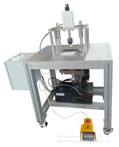 Semi-automatic N95 Respirator Face Mask Ultrasonic Welding Edge Banding