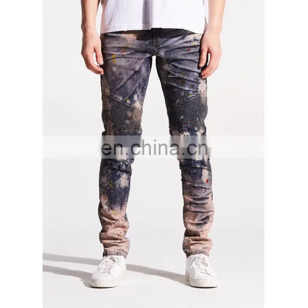 DiZNEW BIKER DENIM BIG CARPENTER MEN JEANS photo-2