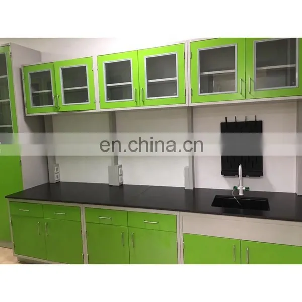 Customized Chemical Laboratory Floor Mounted Worktable Work Bench photo-2