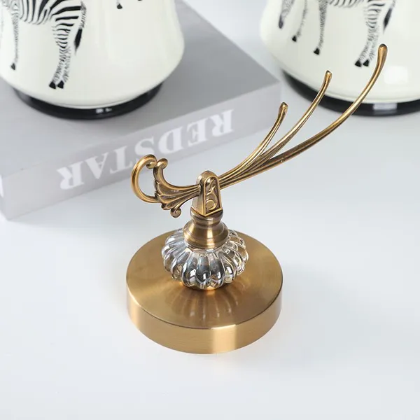Chinese New Style Creative Household Decoration Modern Animal Painting Ceramic Flower Storage Vase As Table Lidded Jar photo-3
