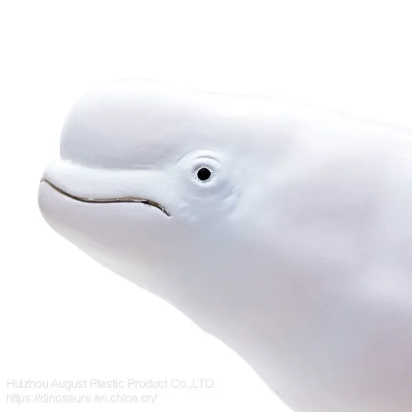 Factory Direct Sale Soft PVC Ocean Animal Figure Gift Toy Delphinapterus Leucas photo-3