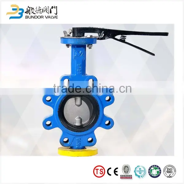 4 Inch Cast Iron Manual Double Stem Lug Butterfly Valve photo-6