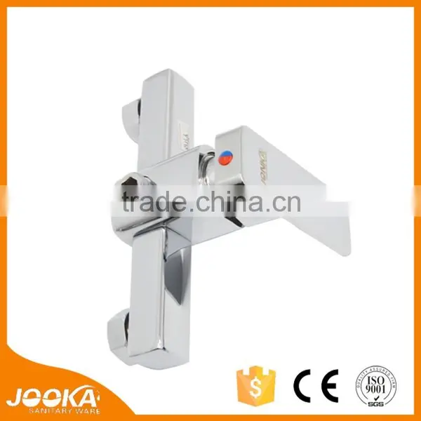 High Quality Chrome Plated In-wall Square Shower Mixer photo-2