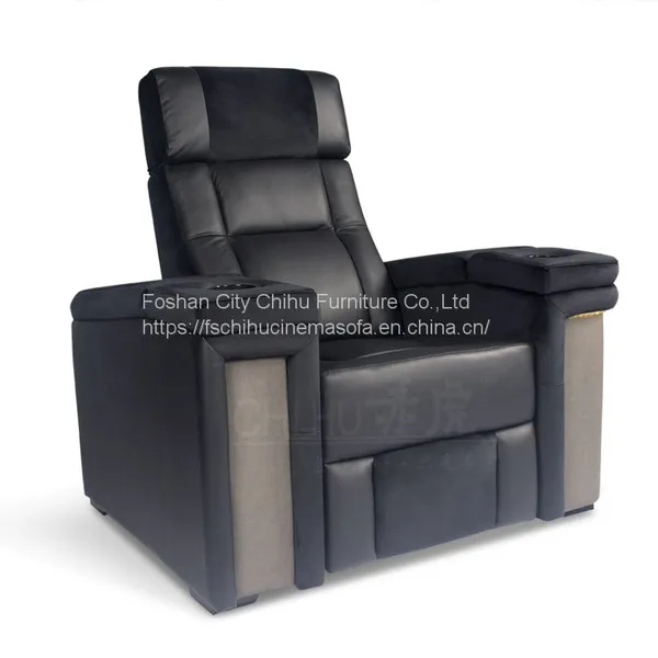 New Designs Modern Home Furniture Special Use Fabric Electric Recliner Moive Cinema Sofa photo-2
