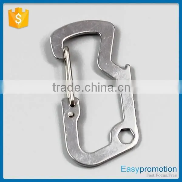 Stainless Steel Custom Climbing Hot Selling Carabiner Hook Wholesale Bottle Opener photo-2