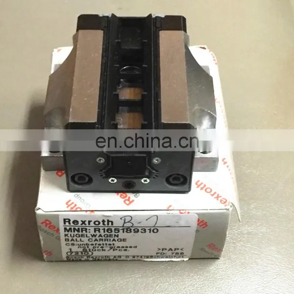 R165189310 Rexroth Linear Runner Block Ball Rail Guide R165189420 R165189320 R165123220 R165129320 R165129420 photo-5
