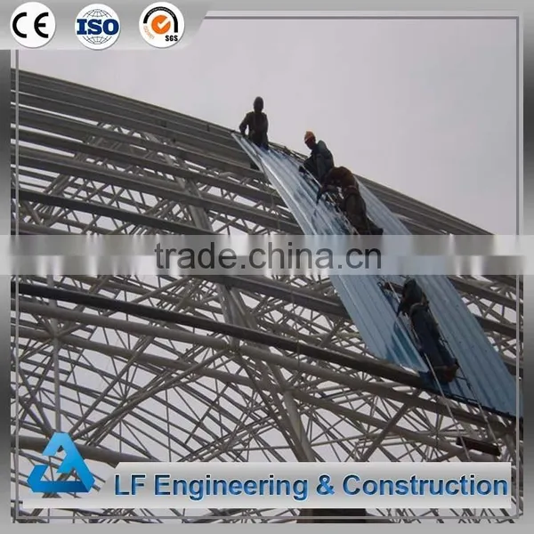 Steel Frame Structure Dome Roofing for Coal Storage photo-5