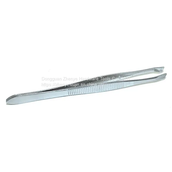 Oblique Head Eyebrow Clip, Small Tweezers, Hair Removal Forceps, Eyebrow Trimming Clip, False Eyelash Clip, Hair and Beard Tweezers, Beauty Makeup Tools photo-2