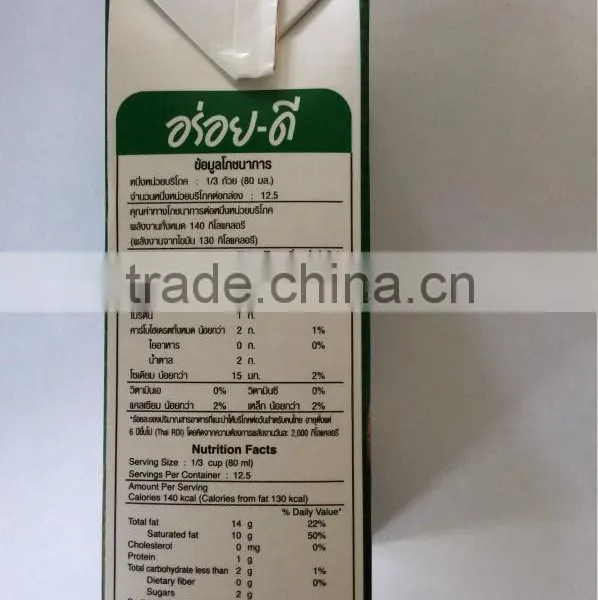 Coconut Milk 100% AROY-D Absolute UHT From Thailand photo-5
