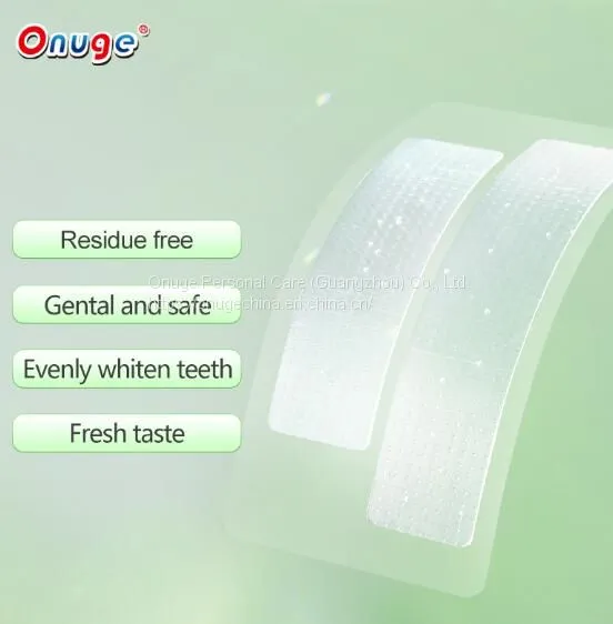 Lime Flavor Gel Residue Free Teeth Whitening Strips photo-2
