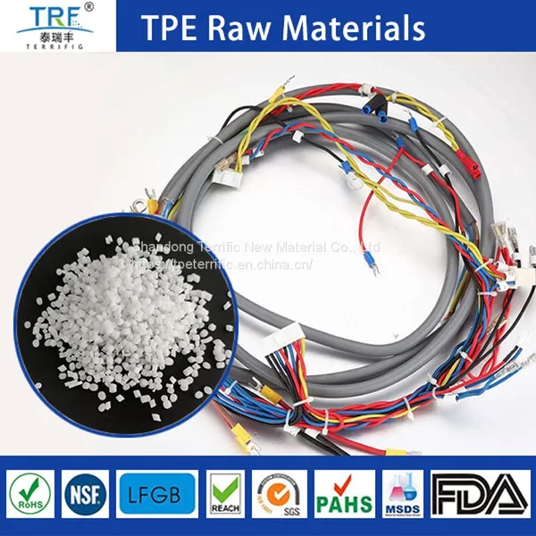 Factory Direct Sale Halogen-Free Flame Retardant V0 TPE Particles for Cable Jacket photo-4