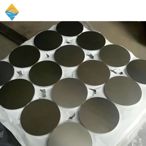 DC Aluminium Disk /Hot Rolled Aluminum Circle for Saucepan 1050 1060 1100 8011 photo-5