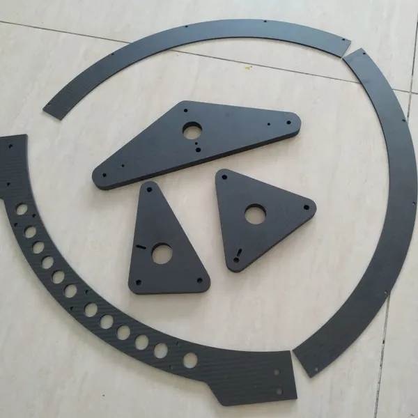 CNC Cutting Fibra de Carbon Sheets Fiber Carbon Sheet 400*500mm 800*800mm 1000*1000mm Etc Make to Order