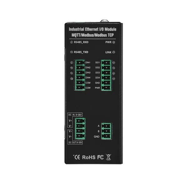 Manufacturers RS485+4DIN+4DO Remote IO Data Module for Smart City