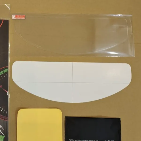Super Clear Vision Anti Fog Helmet Inner Using Film With UV Protection and OEM Design Pack photo-2