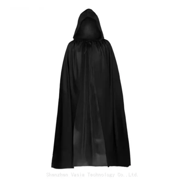 Wholesale Reversible Vampire Cloaks - Black Red Stand-Up Collar for Halloween Cosplay Parties photo-5