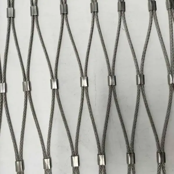 High-Quality Stainless Steel Rope Mesh for Impact Protection in Construction Sites photo-3