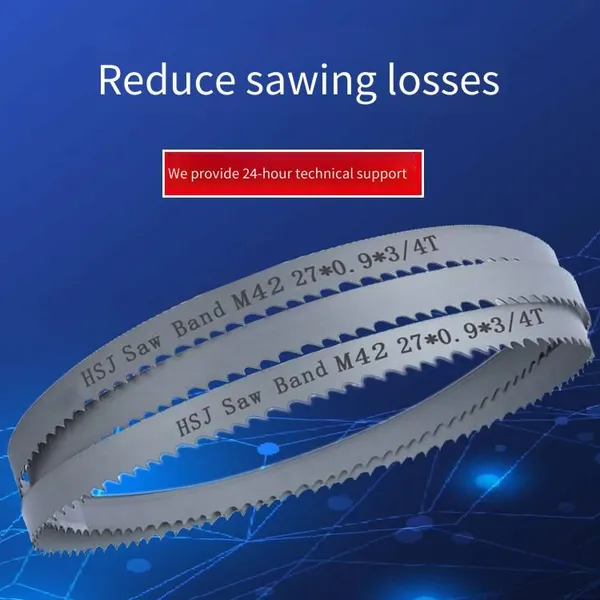 Hongshengjie 3620 * 27 Bimetallic Band Saw Blade is Durable for Cutting 45 # Round Steel Bars photo-2