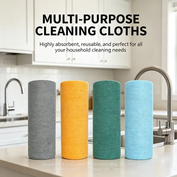 Tear-Away Microfiber Kitchen Towels Roll Highly Absorbent Cleaning Cloths for Cleaning Multi-Purpose Double-Sided Design photo-3