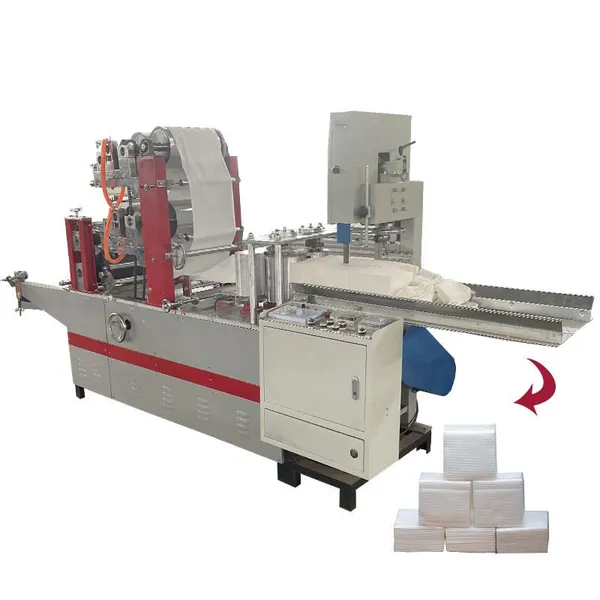 Automatic Soft Two Colours Table Tissue Paper Machine Napkin Paper Making Machine Price