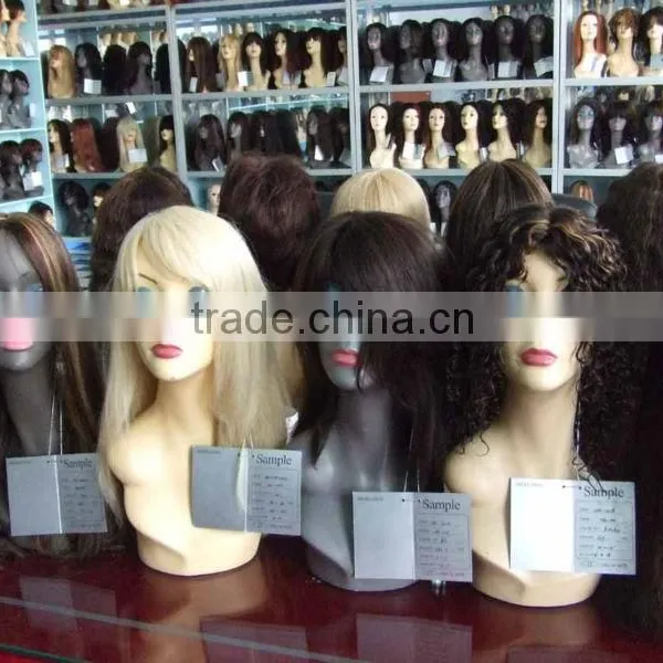 Black Big Wavy Synthetic Hair Wig Full Lace Wig Lace Front Wig Hair Product Wigs photo-3