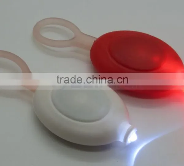 Mini Key Ring LED Flash Light Red Green Lamp photo-2