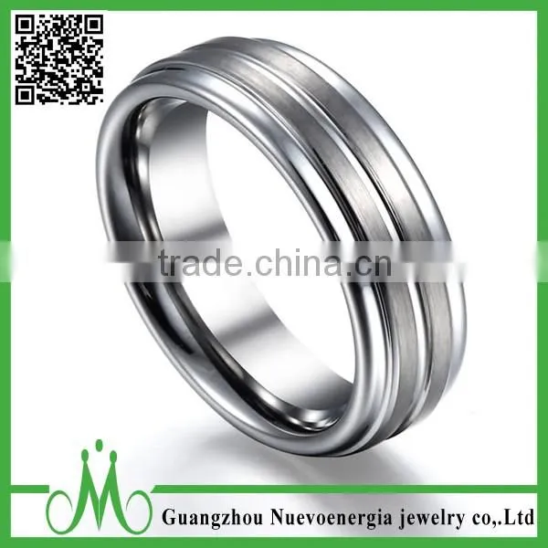 High Quality Fashion Finger Rings for Men Custom Logo 2016 Cool Tungsten Carbide Ring for Sale photo-4