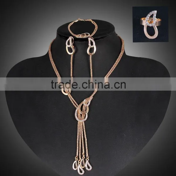 New Design Gold Jewelry Costume Jewelry Set China Fashion Jewelry Set