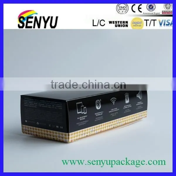 Golden Color Package Box for Electronic Products/good Quality Package Box photo-3