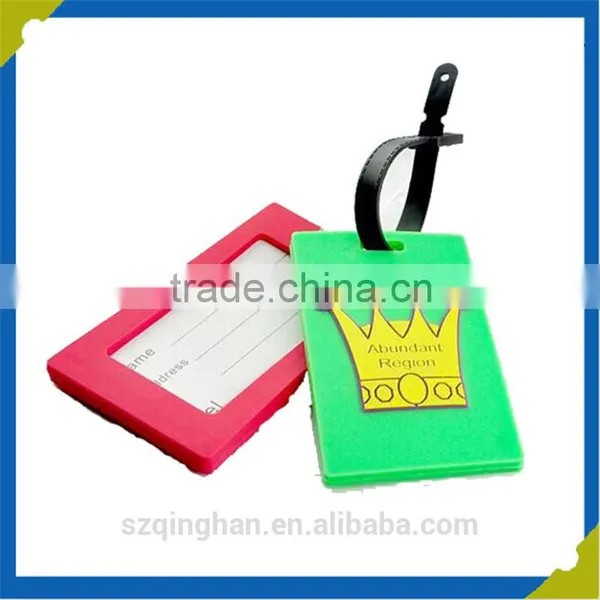 Custom Advertising Luggag Tag Fancy Rubber Luggage Tag Name Paper Card Tags photo-4