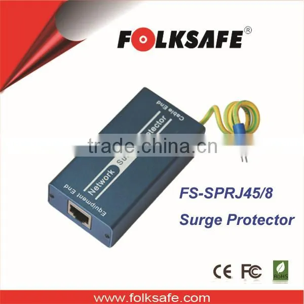 Folksafe CCTV Lighting Protection Single Ethernet Surge Protector Rj45