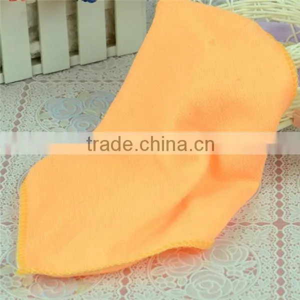 40 X 40 cm Plain Orange 80% Polyester 20% Polyamide Microfiber Clean Wash Cloth