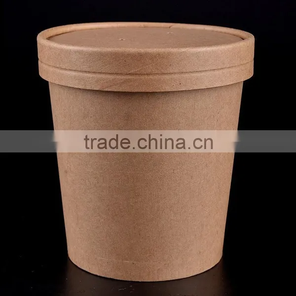 32oz High Quality Kraft Soup Containers photo-3