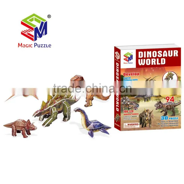 High Quality Eco-friendly Classical Small 3D Animal Paper Puzzle photo-5