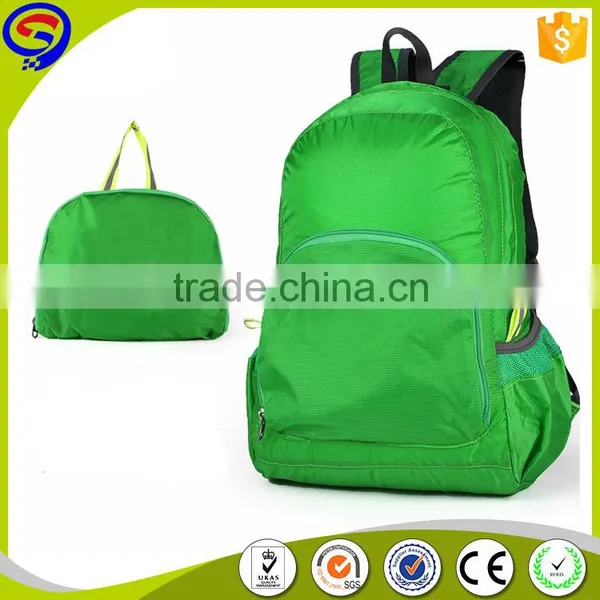 Hot Selling! Cheap Price! Free Sample! Waterproof Foldable Nylon Backpack photo-2