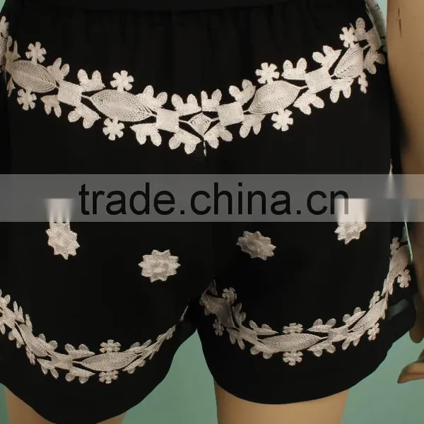 2016 Casual Short Women Black Pants photo-6