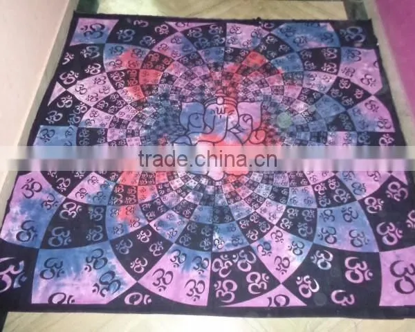 Multicoloured Printed Ganesh Tapestries New From India photo-4