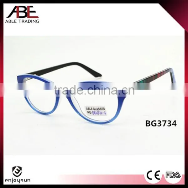 New Stylish 2016 Ladies High Level Handmade Acetate Eyeglasses Optical Frames Optics Spectacle Supplier's Choice photo-3