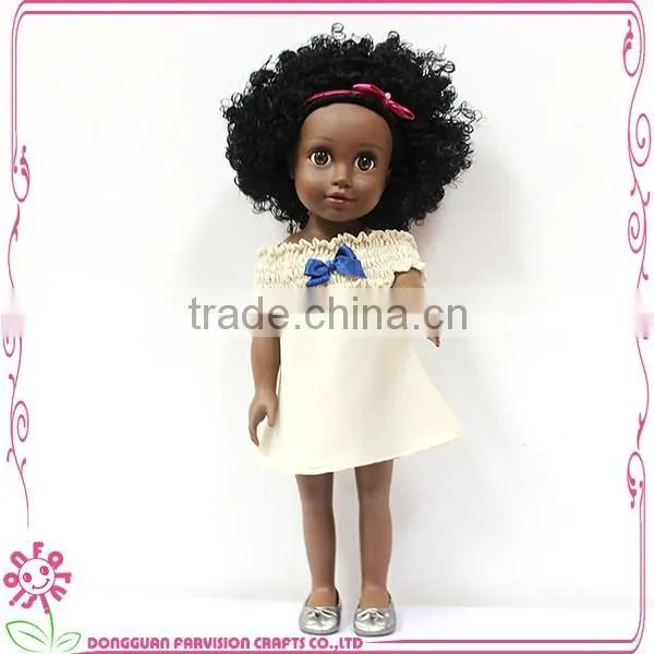 18 Inch Full Vinyl African Girl Dolls photo-4